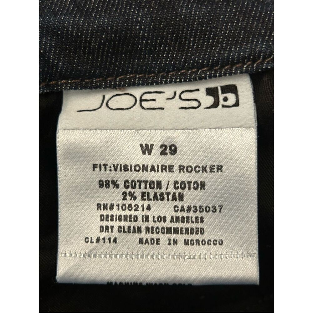 Joe's Jeans Women's bootcut Jeans Visionaire Rocker 29 dark wash - Picture 6 of 12